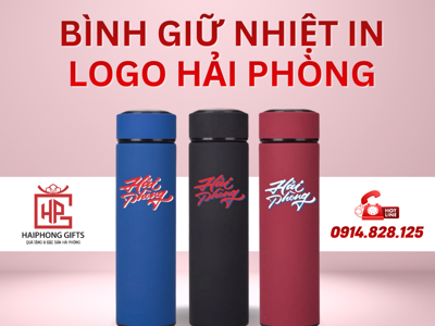 Bình Giữ Nhiệt In logo Hải Phòng – Phong Cách & Tiện Lợi Trong Tầm Tay